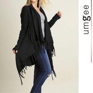 Umgee fringe cardigan sweater